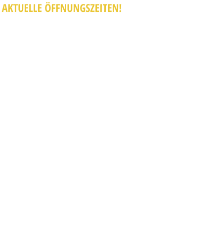 AKTUELLE ÖFFNUNGSZEITEN! Wir haben von Dienstag bis Samstag von 17:00 bis 24:00 und am Sonntag von 11:00 bis 14:30, sowie von 17:00 bis 24:00 geöffnet. Warme Küche bis 22:30 Uhr. Montag ist wie gewohnt Ruhetag. Weiterhin können zu den obengenannten Öffnungszeiten alle Speisen aus unserer Speise- und Wochenkarte unter der 089/1407034 bis 22:30 Uhr bestellt und abgeholt werden.